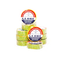 Globe Pvc Elektrik İzolasyon Bant "0.13x19x10yrds" Sarı-yeşil 10'lu Paket