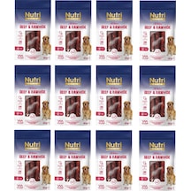 Nutri Canin Rawhide Sığır Etli Köpek Ödülü 80 Gr. X 12 Adet