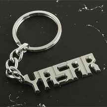 Yaşar - 534 - - Novapazr - İsimli Anahtarlık- Çok Renkli
