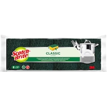 Scotch Brite Yeşil Klasik Tırnak Koruyucu Bulaşık Süngeri 8 Adet