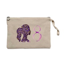 Kadın Ve Doğa Krem Clutch Astarlı Cüzdan / El Çantası