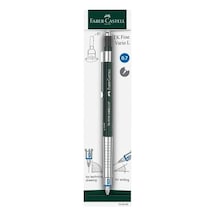 Faber-castell Vario Lüx Versatil Kalem, 0.7 Mm Uç, Sertlik Ayarlı Metal Uç, Silgili, Ergonomik Tutuş, Yeşil