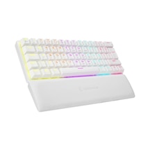 Ally K11 Beyaz Rainbow Q Bilek Destekli Red Switch Gaming Oyuncu Klavye