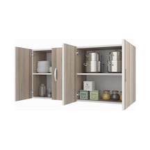 Kenzlife hazır mutfak merta crd 060*120*22 mutfak banyo dolabı kapaklı raflı