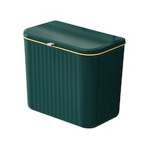 Sones 7l Mutfak Askılı Atık Kutusu Kapaklı Sürgülü Kapaklı Lavabo Altı Çöp Kutusu Yeşil