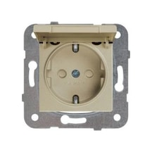 Viko Artline Novella Bronz Kapaklı Topraklı Priz Çerçevesiz - 92605212
