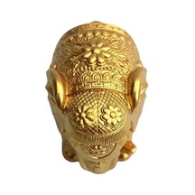 Opulentliving Suntek Reçine Fil Heykeli, 6.5x5.5x6cm, İyi Şanslı Feng Shui Dekor, Mükemmel Hediye İçin 6,5cmx5,5cmx6cm