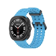 Galaxy Uyumlu Watch Ultra 47mm Redclick Krd-118 Tırtıklı Tasarım Silikon Kordon