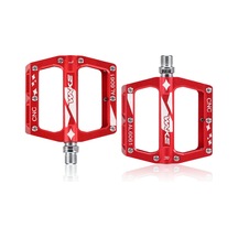 Reedark Wake Bisiklet Pedalları Pd-02 Kırmızı: 6061 Alüminyum, 2 Du Rolman, Kaymazsız Tırnaklı, Hafif Ve Dayanıklı Platform