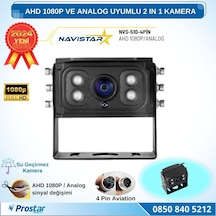 Ahd 1080p Ve Analog Pal Çevirilebilir 4 Pin Gece Görüşlü Full Hd Araç Kamerası