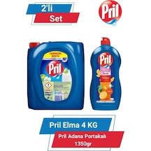 Pril Limon Kokulu Sıvı Bulaşık Deterjanı 4 KG + Adana Portakalı Kokulu Sıvı Bulaşık Deterjanı 1350 G