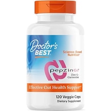 Doctor's Best Pepzin Gı Zinc L Carnosine Complex 120 Veggie Capsules Usa Menşeii Dmmedicineden