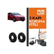 Mazda 3 Sedan 2013-2018 İki Kapı Koruma Fitili Siyah Renk Numlas-a Kalite-nm2656