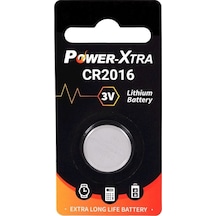Power-Xtra CR2016 3V Lityum Blister Düğme Pil