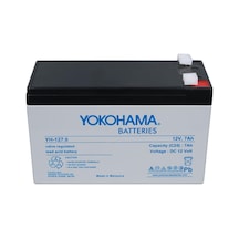 Yokohama 12volt 7amper Akü Yh-127.0 150x65x90mm