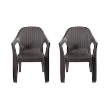 Hesaplimagazam Bs Plastik Rattan Polo 2 Adet Plastik Sandalye 2 Renk