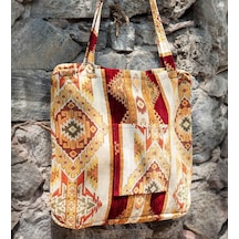 Bk Gift El Yapımı Otantik Türk Kilim Omuz Çantası -3, Günlük, Kitap, Tablet, Plaj Ve Seyahat Çantası Kobitmeyencom35838 Bk Gift