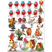 Sokak Lezzetleri Sticker Set