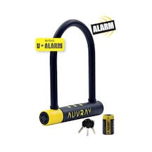 Auvray Alarmlı Motosiklet U Kilit 90x210 D.14