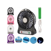 3 Kademeli Masaüstü Ve Araç Mini Fan Pervane Şarjlı
