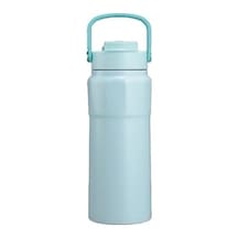 Çelik İçli Termos 750 Ml Mavi Skm001 Açık Beyaz