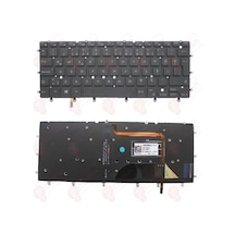 Dell Uyumlu inspiron 7347, 13-7347, 13 7347 Klavye Tuş Takımı Tuş Seti Led Işıklı Siyah Türkçe