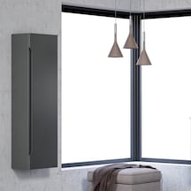 Orka Varna 40 Cm Mdf Mat Antrasit Banyo Boy Dolabı Çok Renkli