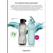 Eco Slim 1 Litre Şişe Matara Ve 1 Litre Çevir Kapak Şişe Matara Siyah-okyanus