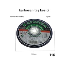 Karbosan 115 Mm Mermer - Beton - Kiremit Kesici Disk Taş 115 MM