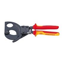 Knipex 9536280 Cırcır Mekanizmalı Kablo Makası