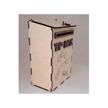 Kumbara Ahşap Posta Kutusu Tip Box Bahşiş Kutusu Tipbox