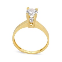 Altın Tektaş Yüzük - 100000004922 Sarı Altın