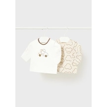 Mayoral Erkek Bebek T-shirt 2'li Set 02029 Gri