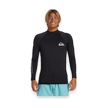 Quiksilver Aqywr03131 Everyday Upf50 Ls Lycra Siyah Erkek T-shirt Siyah
