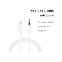 Tak Çalıştır Type C Aux Ses Kablosu Pd Aux Çevirici Cep Telefonları Tabletler Araba Teypleri Speaker Hoparlör Bilgisayar Mac Bütün Type C Ses Çıkışlı Cihzlara Uyumlu Ve Tak Ve Direk Kullan 030