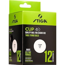 Stiga Table Tenis Ball Cup Pinpon Topu Beyaz 12li 1110-2510-12