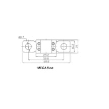 Victron Mega-Fuse 300A-58V 48V Ürünler için 1 Adet