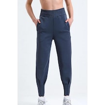 Winmoda34 Jogger Dalgıç Eşofman Geniş Kemer Paça Büzgülü Gri
