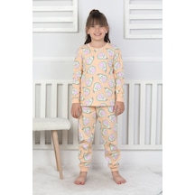 Cute Avocado Desenli Kız Çocuk Pijama Takımı SOMON Cute Avocado Desenli Kız Çocuk Pijama Takımı SOMON