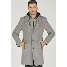 Plt8406 Dewberry Erkek Palto-gri Gri