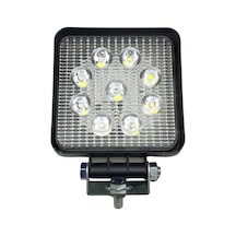 8v-110v Çalışma Lambası Kare 9 X 3w Power Ledli 108 108 28 Mm