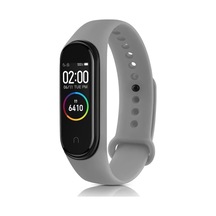 Xiaomi Mi Band 7 Uyumlu Klasik Kordon - Açık Gri