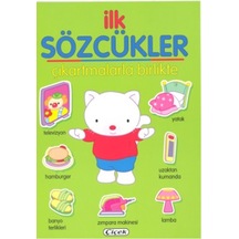İlk Sözcükler - Çıkartmalarla Birlikte Yeşil - Ayho-817687