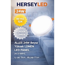 24w Beyaz Yüksek Lümen Led Panel Beyaz