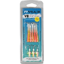 Ryuji V8 Salt 8cm 5,5gr Silikon Yem Renk : Lemon Back Uv