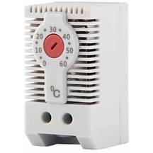 Kto011 Normalde Kapalı Nc Ayarlanabilir Mekanik Sıcaklık Kontrol Cihazı Kabin Termostatı Din Rayı, Isıtma Kullanımı İçin