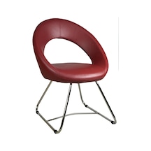 Mobilyakeyfi Bürocci Miranda Misafir Koltuğu-Bordo-2222N0102