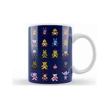 8 Bit Fnaf World Five Nights At Freddys 01 Kupa Bardak Porselen Karışık