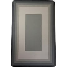Mainshop Kare Yazısız Model Sihirli Su Emici Banyo Paspası Kaymaz Tabanlı Abdest Paspası 38x58 Cm M-60 Çok Renkli