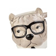 Anımal Buldog Mug Açık Ahşap
